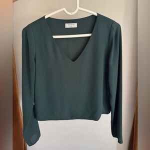 Aritzia Babaton Top - Emerald Green 
Size XS